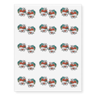 Tattooed Hearts, Tattoo Graphic Sheet of 15