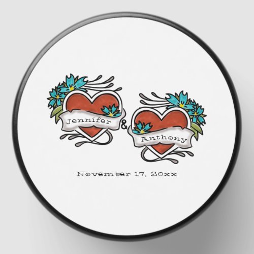 Tattooed Hearts, Tattoo Graphic Wedding