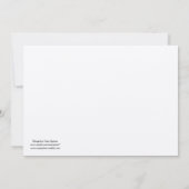 Tattooed love flat card (Back)