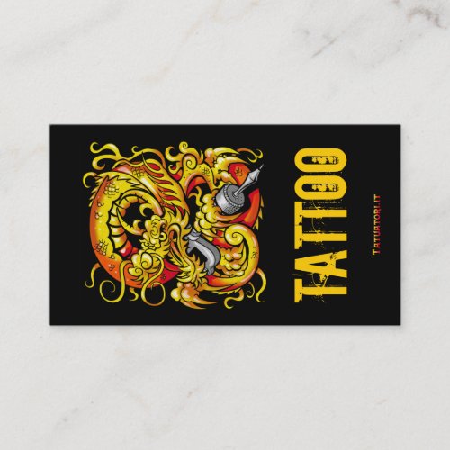 Tattooer Dragon Business Cards