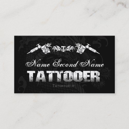Tattooer Tribe 1 Business Cards