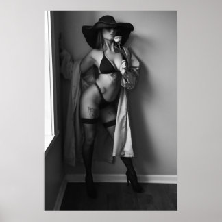 Tattooted Cowgirl Poster