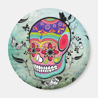 Tatttoo Urban Muerte Day of the Dead Illustration Magnet