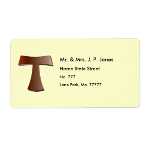 Tau Cross Address Labels