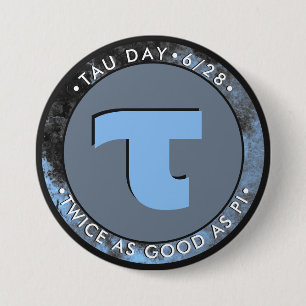 Tau Day Button