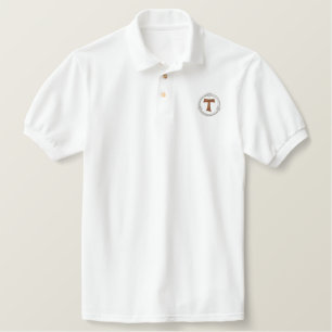 TAU franciscan Cross - TAU francescana Embroidered Polo Shirt
