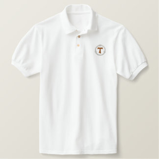 TAU franciscan Cross - TAU francescana Embroidered Polo Shirt