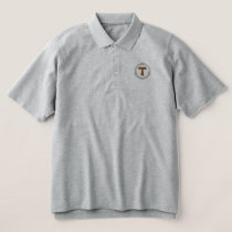 TAU franciscan Cross - TAU francescana Embroidered Polo Shirt