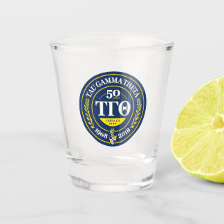 Tau Gamma Theta Shot Glass - Color Anniversary