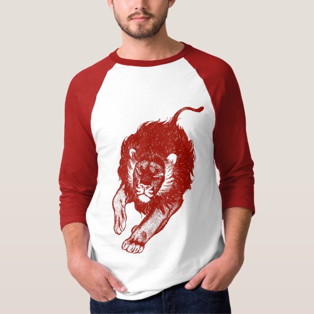 Tau Of The Lions Apparel (red) T-Shirt (Front)