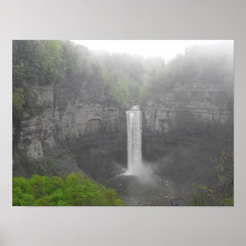 Taughannock Fall Ithaca Waterfall Photograph Print