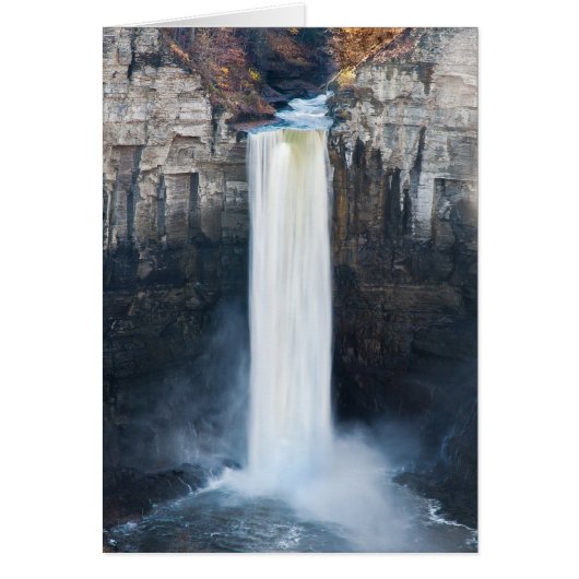 Taughannock Falls in Ithaca NY Cards (Front)