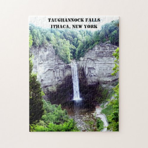 TAUGHANNOCK FALLS ITHACA NEW YORK JIGSAW PUZZLE