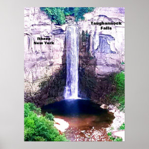 TAUGHANNOCK FALLS ITHACA POSTER