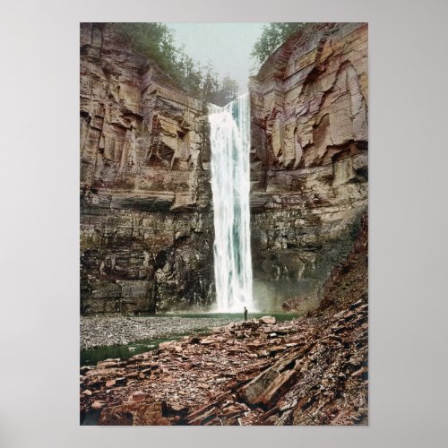 Taughannock Falls Near Ithaca New York _ 1901 Poster