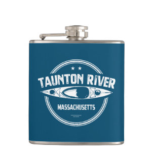 Taunton River Massachusetts Kayaking Flask