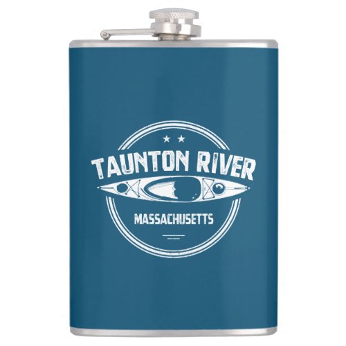 Taunton River Massachusetts Kayaking Flask