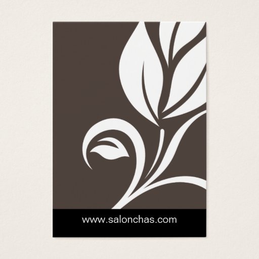 Customizable Taupe beige Leaf Salon Spa Gift Card Certificate Business Card Templates