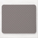 Taupe Brown Moroccan Quatrefoil Pattern Mouse Pad at Zazzle