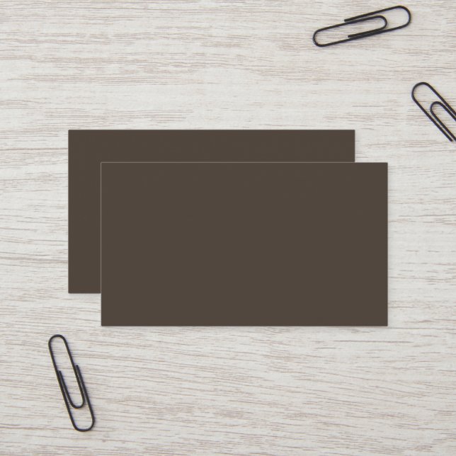 Taupe Business Card (Front/Back In Situ)