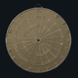 Taupe Coffee Color Decor Background Customizable Dartboard With Darts<br><div class="desc">This custom product is available in a solid taupe coffee color decor for yourself or as a gift sure to make an impression in all occasions. Click on the "Customize it!" button or link you find on this product page to reveal a set of user friendly designing tools to customize...</div>