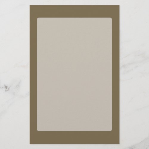 Taupe Coffee Color Decor Customizable Stationery