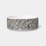 Taupe Concrete Cement Blue Aggregate Sidewalk Bowl<br><div class="desc">A refined urban look of light brown or beige colored concrete construction with a blue and white pebbled conglomerate or aggregate with a rough chunky industrial texture look to this sidewalk image.</div>