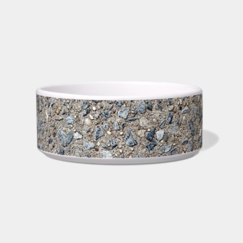 Taupe Concrete Cement Blue Aggregate Sidewalk Bowl