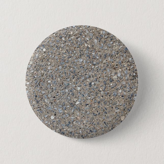 Taupe Concrete Cement Blue Aggregate Sidewalk Button (Front)