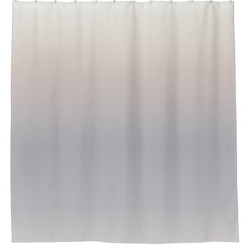 Taupe Cream Gradient Modern Minimalist Shower Curtain