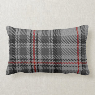The Celtic Flame Plaid Tartans MacRory Tartan Scottish Plaid Throw Pillow 18x18 Multicolor