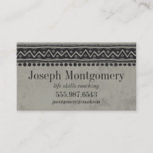 Taupe Gray Professional Appointments Business Card