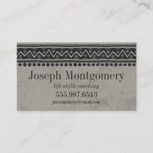 Taupe Gray Professional Appointments Business Card