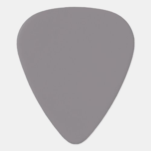 Taupe Gray Solid Color Guitar Pick