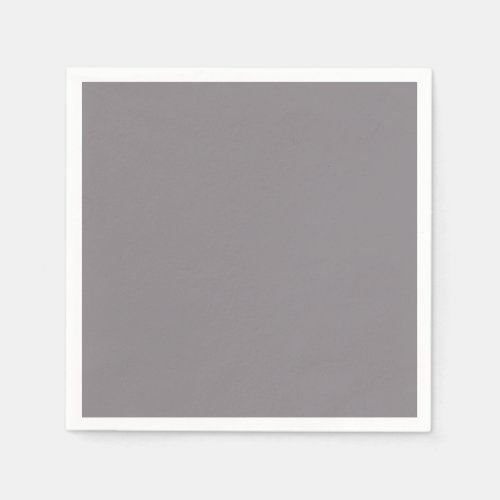 Taupe Gray Solid Color Napkins