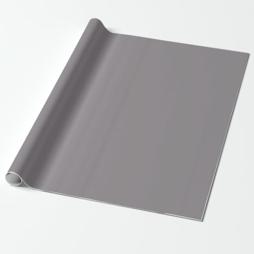 Taupe Gray Solid Color Wrapping Paper
