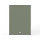 Taupe Green Botanical Frame Photo Christmas