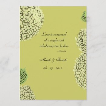 Taupe Hydrangea Invitation by CoutureDesigns at Zazzle