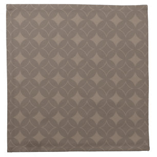 Taupe shippo cloth napkin
