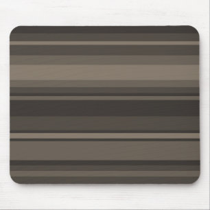 Taupe stripes mouse pad