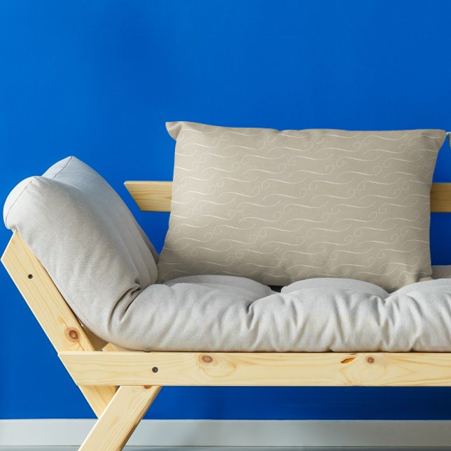 Taupe Swirls Pillow Case (Creator Uploaded)