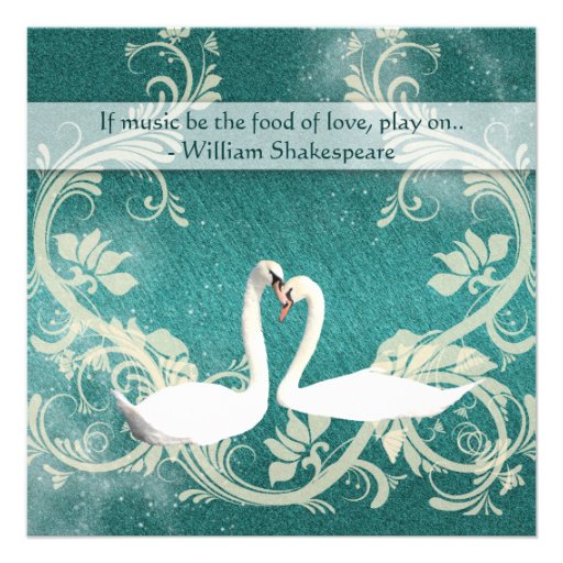 Swan Wedding Invitations 4