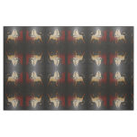 Taurean Bulls Animal Abstract Art Fabric