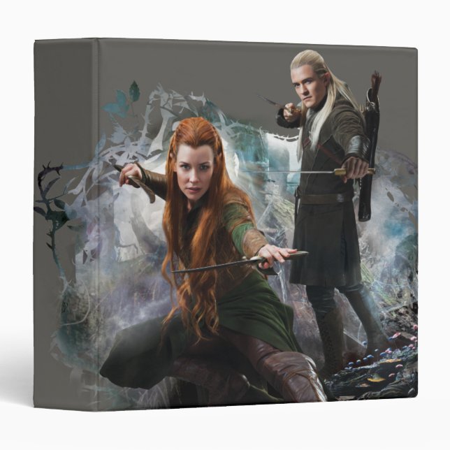 TAURIEL™ and LEGOLAS GREENLEAF™ Graphic Binder (Front/Spine)