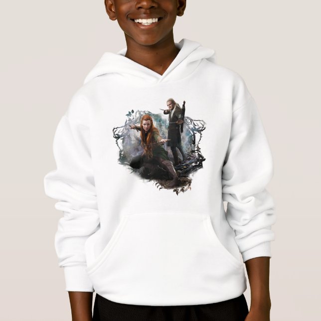 TAURIEL™ and LEGOLAS GREENLEAF™ Graphic Hoodie (Front)