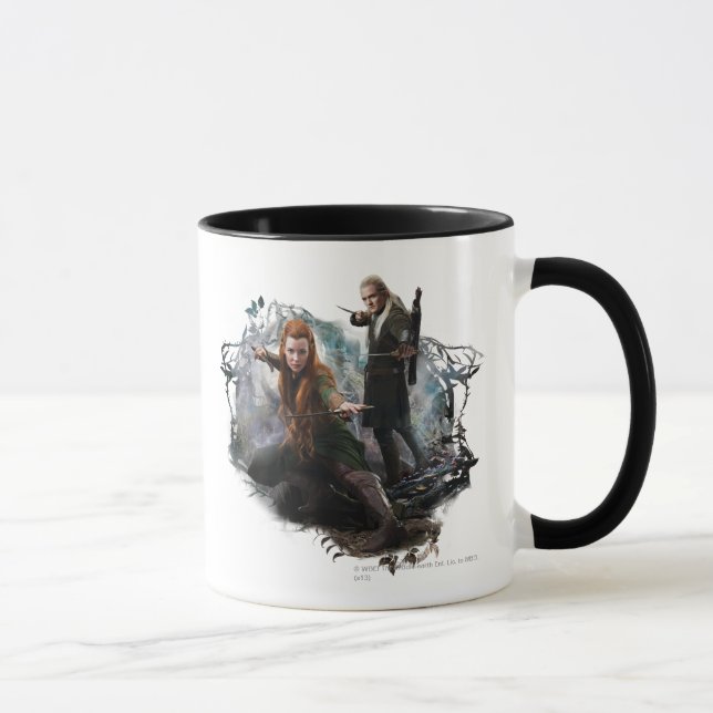 TAURIEL™ and LEGOLAS GREENLEAF™ Graphic Mug (Right)