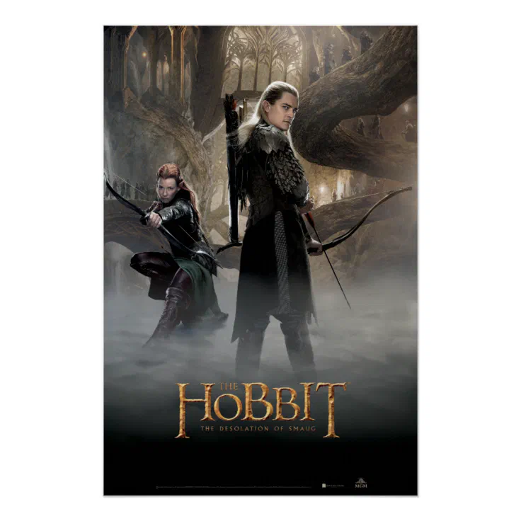 the hobbit 2 legolas poster