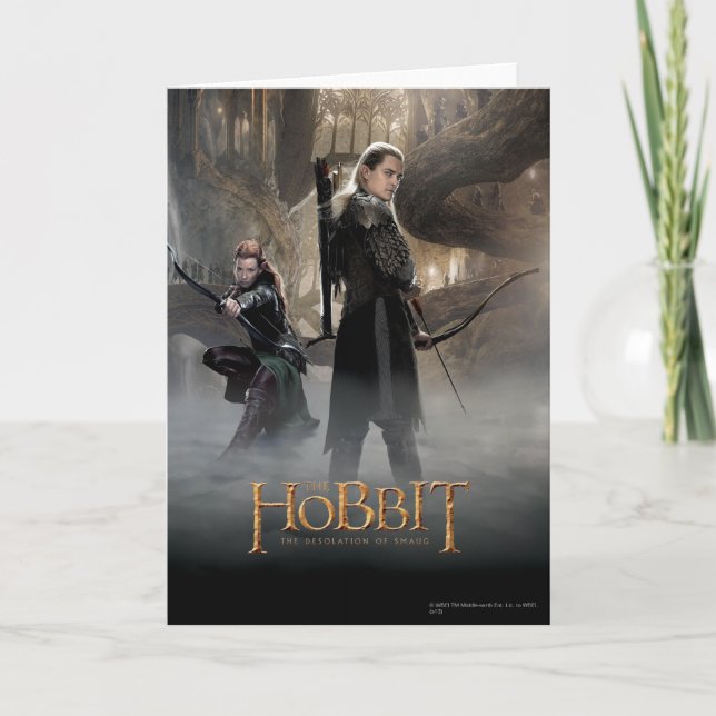 TAURIEL™ And LEGOLAS GREENLEAF™ Movie Poster 2 Card (Front)