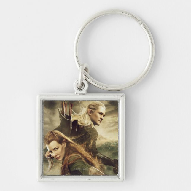 TAURIEL™ And LEGOLAS GREENLEAF™ Movie Poster 3 Keychain (Front)