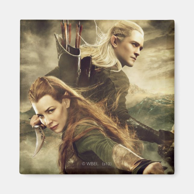 TAURIEL™ And LEGOLAS GREENLEAF™ Movie Poster 3 Magnet (Front)
